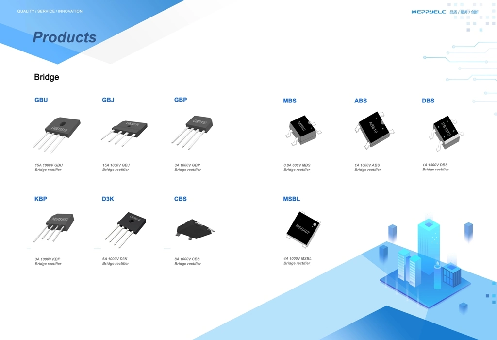 GBU810 Bridge Rectifier 8A 1000V GBU806 GBU808 bridge stack